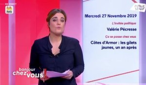 Invitée : Valérie Pécresse - Bonjour chez vous ! (27/11/2019)
