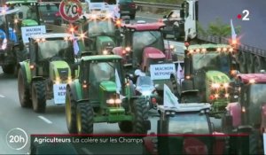 Agriculteurs : la colère sur les Champs-Élysées