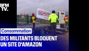 "Block Friday": l'entrepôt d'Amazon de Brétigny-sur-Orge bloqué par des militants écolos
