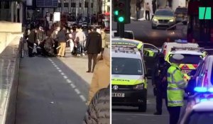 London Bridge bouclé par la police après une attaque à l'arme blanche