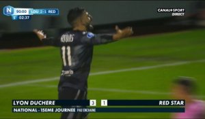 Les buts de Lyon-Duchère / Red Star