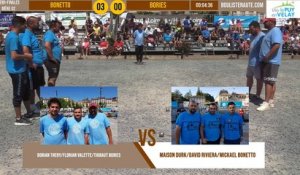 Demi-finale BONETTO vs BORIES : Supranational à pétanque du Puy-en-Velay été 2019