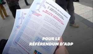 Les difficultés des militants contre la privatisation d'ADP pour obtenir des signatures