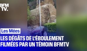 Éboulement dans les Alpes-de-Haute-Provence: les images des dégâts filmées par un témoin BFMTV