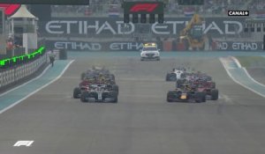 Le départ du Grand Prix d'Abu Dhabi