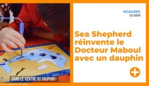 Sea Shepherd réinvente le Docteur Maboul avec un dauphin