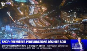 La grève a commencé dès mercredi après-midi à Paris
