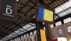 Le calme règne à la gare de Marseille en ce jour de grève