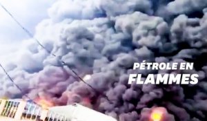 Les images impressionnantes d'un incendie au Nigéria après l'explosion d'un oléoduc