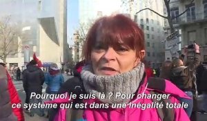 Retraites: forte mobilisation dans les rues de Lyon