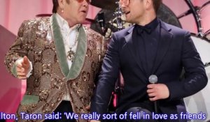 Taron Egerton says he &#39;fell in love&#39; with Elton John while working on Rocketman