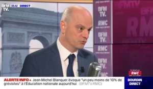 Jean-Michel Blanquer : "J'ai pris l'engagement que les pensions de retraites des enseignants ne baisseront pas" avec la réforme