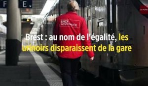 Brest : au nom de l'égalité, les urinoirs disparaissent de la gare