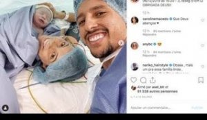 Marquinhos, la star du PSG, papa pour la deuxième fois  sa femme Carol a accouché