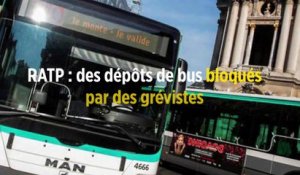 RATP : des dépôts de bus bloqués par des grévistes