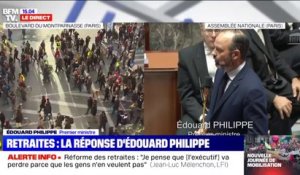 Édouard Philippe sur la réforme des retraites: "Notre objectif c'est que le niveau de vie des personnes pensionnées ne baisse pas"