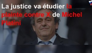 La justice va étudier la plainte contre X de Michel Platini