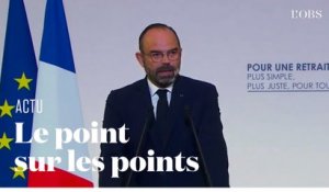 Réforme des retraites : Edouard Philippe s'engage sur la valeur du point