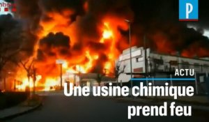 Espagne : un violent incendie dans une usine de recyclage de produits chimiques