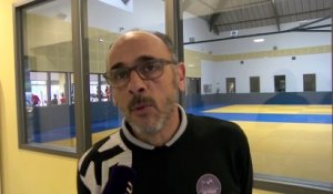 Gilles Derot avant le match d'Istres Provence Handball à Chambéry