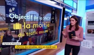 Réforme des retraites : comment la SNCF compte limiter la pagaille à Noël