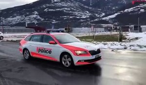 Les voeux en chanson de la police valaisanne (Suisse)