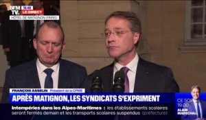 François Asselin (CPME) sur les retraites: "nous allons discuter autour de 4 points: la pénibilité, le minimum contributif, la transition, les fins de carrière"