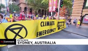 Face au réchauffement, les Australiens réclament l'urgence climatique
