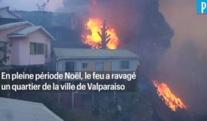 Chili : gigantesque incendie à Valparaiso