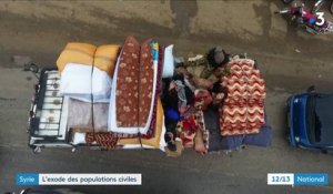 Syrie : l'exode des populations civiles