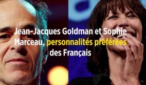 Jean-Jacques Goldman et Sophie Marceau, personnalités préférées des Français
