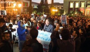 Au Maroc, des centaines de manifestants dénoncent l'arrestation d'un journaliste