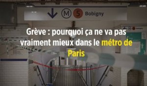 Grève : pourquoi ça ne va pas vraiment mieux dans le métro de Paris