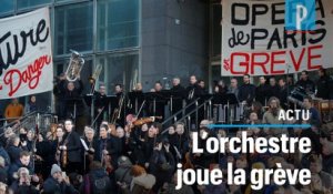 L’orchestre de l’Opéra de Paris fait grève en musique