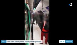 Grève RATP : scène de heurts entre une conductrice et des grévistes