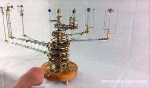Machine reproduisant le système solaire
