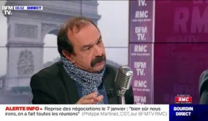 Philippe Martinez sur la fuite de Carlos Ghosn: "C'est le monde des riches"