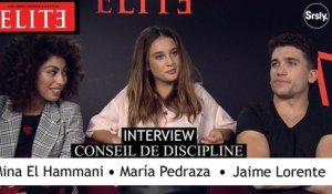 ELITE : Jaime Lorente, Mina El Hammani & Maria Pedraza en interview barrée