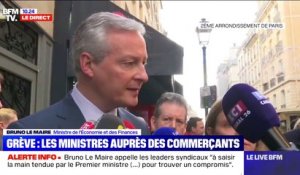 "La grève perpétuelle n'est pas un avenir pour les Français", selon Bruno Le Maire