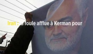 Iran : la foule afflue à Kerman pour les obsèques du général Soleimani