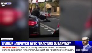 Le livreur mort après un contrôle routier à Paris a succombé à une asphyxie avec "fracture du larynx" d'après une première autopsie