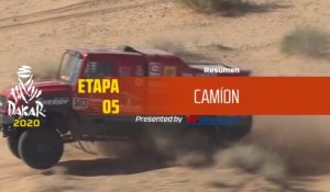 Dakar 2020 - Etapa 5 (Al Ula / Ha’il) - Resumen Camión