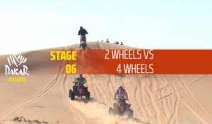 Dakar 2020 - Étape 6 / Stage 6 - 2 Wheels vs 4 wheels