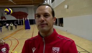 Olivier Conte coach de Vitrolles Sport Volley-Ball après la défaite face à Istres