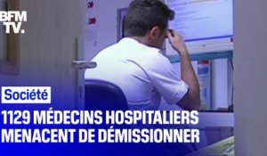 "C'est un appel au secours pour l'opinion publique": 1129 médecins hospitaliers ont envoyé une lettre de démission à Agnès Buzyn