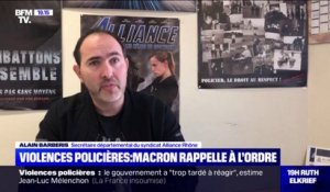 Alain Barberis (Alliance Rhône): "Cette escalade de violence, ça c'est une réalité et les policiers sont à bout"