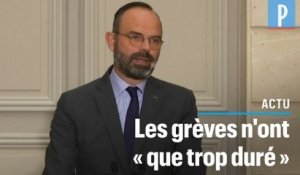 Édouard Philippe : la grève à la RATP et à la SNCF « n'a que trop duré »