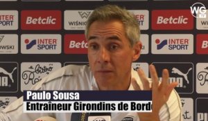 Paulo Sousa : "Je ne crois pas qu'être à 4 ou 3 défenseurs soit la clé de nos résultats"