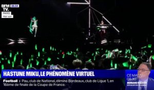 Le phénomène virtuel Hatsune Miku se produisait jeudi soir à Paris