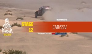 Dakar 2020 - Stage 12 (Haradh / Qiddiya) - Car/SSV Summary